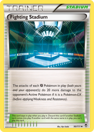 Fighting Stadium 90/111 XY Furious Fists