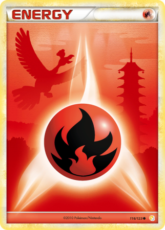 Fire Energy 116/123 HeartGold & SoulSilver HeartGold & SoulSilver