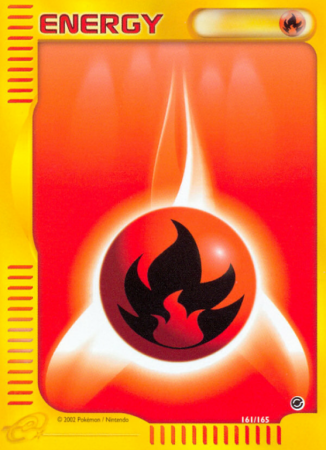 Fire Energy 161/165 E-Card Expedition Base Set