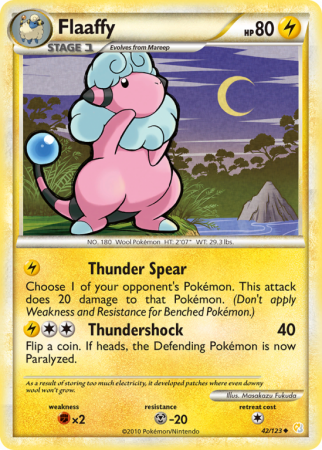 Flaaffy 42/123 HeartGold & SoulSilver HeartGold & SoulSilver