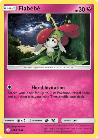 Flabébé 149/236 Sun & Moon Cosmic Eclipse