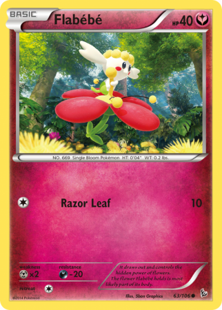 Flabébé 63/106 XY Flashfire