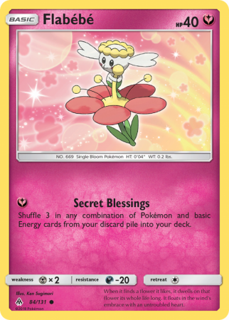 Flabébé 84/131 Sun & Moon Forbidden Light