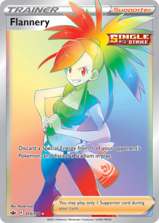 Flannery 215/198 Sword & Shield Chilling Reign