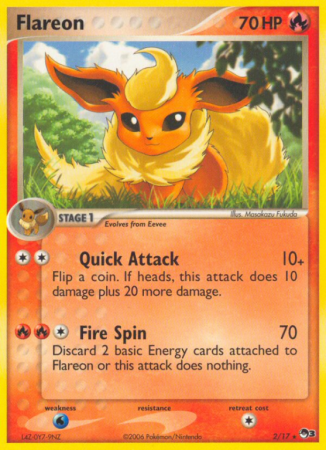 Flareon 2/17 POP POP Series 3