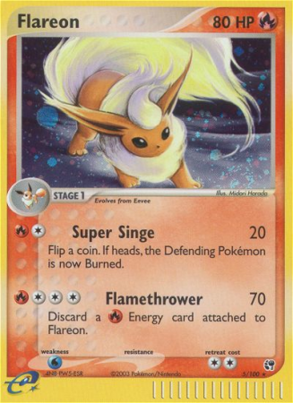 Flareon 5/100 EX Sandstorm