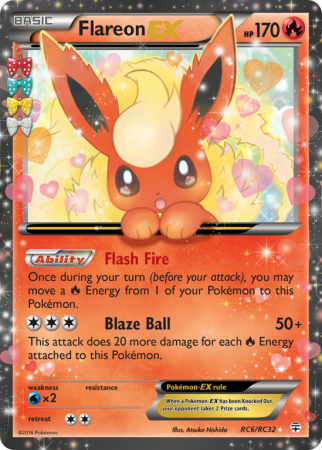 Flareon-EX RC6/115 XY Generations