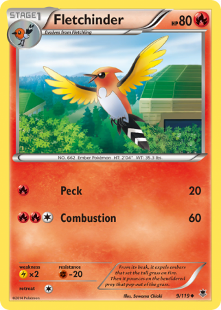 Fletchinder 9/119 XY Phantom Forces