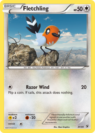 Fletchling 31/39 XY Kalos Starter Set