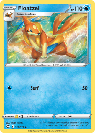 Floatzel 23/72 Sword & Shield Shining Fates