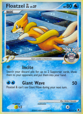 Floatzel GL 4/111 Platinum Rising Rivals