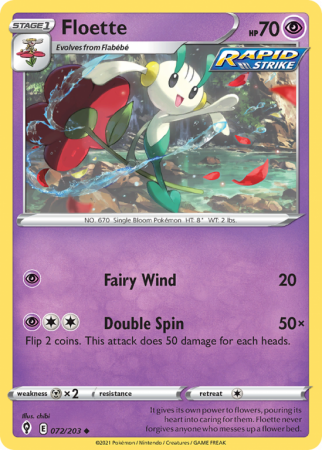 Floette 72/203 Sword & Shield Evolving Skies