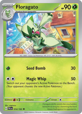 Floragato 14/193 Scarlet & Violet Paldea Evolved