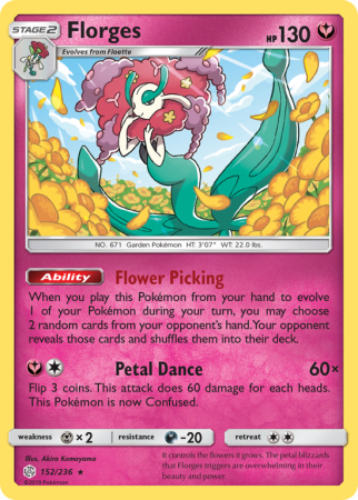 Florges 152/236 Sun & Moon Cosmic Eclipse