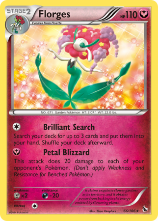 Florges 66/106 XY Flashfire
