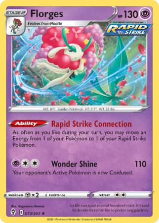 Florges 73/203 Sword & Shield Evolving Skies