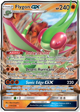 Flygon-GX 110/236 Sun & Moon Cosmic Eclipse