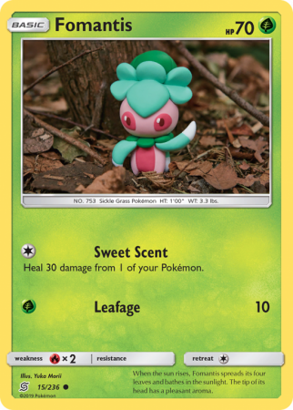 Fomantis 15/236 Sun & Moon Unified Minds