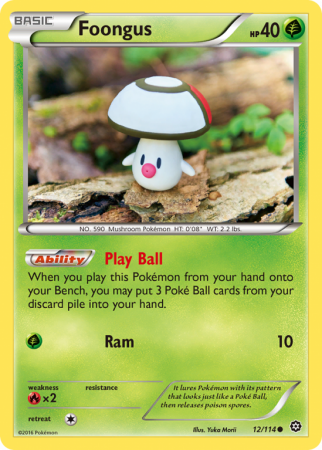 Foongus 12/114 XY Steam Siege