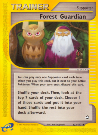 Forest Guardian 123/186 E-Card Aquapolis