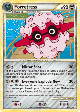 Forretress 3/90 HeartGold & SoulSilver HS—Undaunted