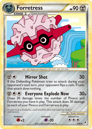 Forretress 5/106 HeartGold & SoulSilver Call of Legends