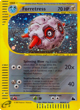 Forretress H8/182 E-Card Skyridge