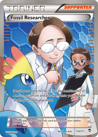 Fossil Researcher 110/111 XY Furious Fists