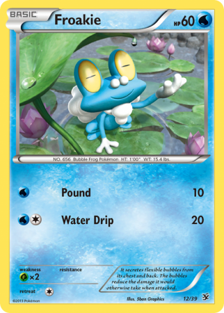 Froakie 12/39 XY Kalos Starter Set