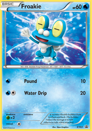 Froakie XY03/183 XY XY Black Star Promos