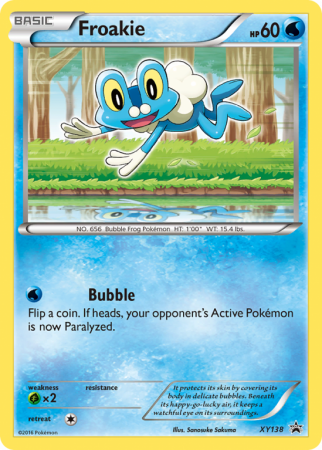 Froakie XY138/183 XY XY Black Star Promos