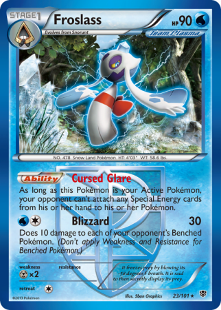 Froslass 23/101 Black & White Plasma Blast