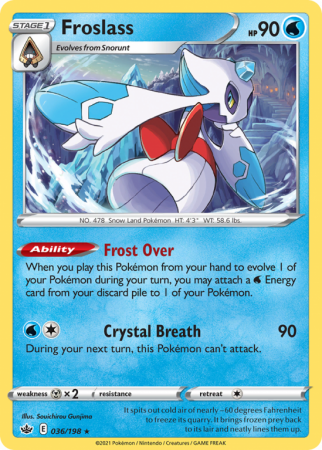 Froslass 36/198 Sword & Shield Chilling Reign