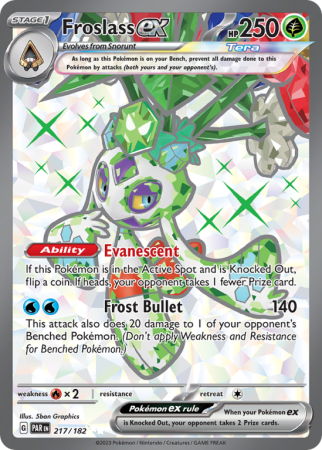 Froslass ex 217/182 Scarlet & Violet Paradox Rift