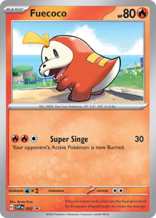 Fuecoco 2/14 Scarlet & Violet Scarlet & Violet Black Star Promos