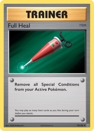 Full Heal 78/108 XY Evolutions