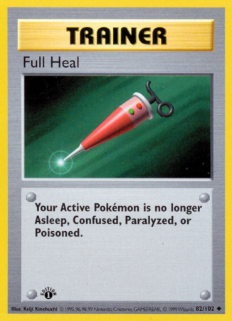 Full Heal 82/102 Base Base Set