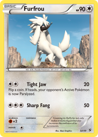 Furfrou 32/39 XY Kalos Starter Set