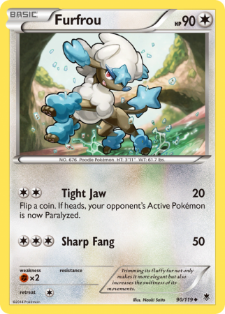 Furfrou 90/119 XY Phantom Forces
