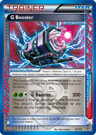G Booster 92/101 Black & White Plasma Blast