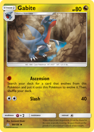 Gabite 98/156 Sun & Moon Ultra Prism