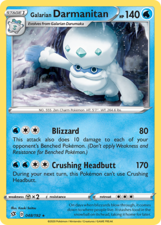 Galarian Darmanitan 48/192