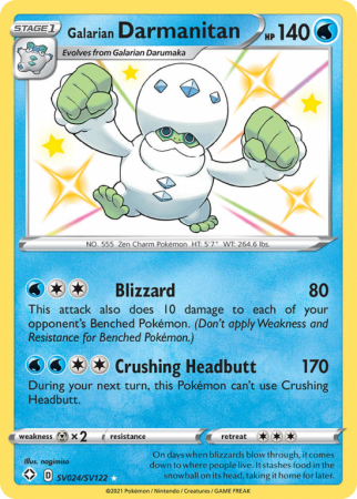 Galarian Darmanitan SV024/122