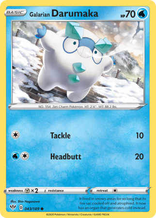 Galarian Darumaka 43/189