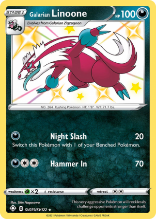 Galarian Linoone SV079/122