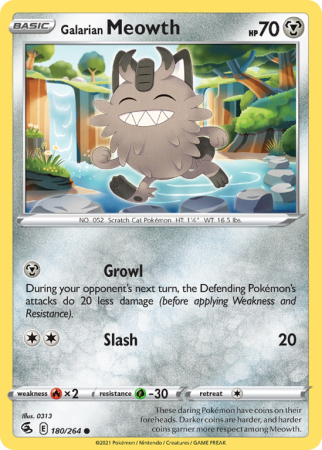 Galarian Meowth 180/264