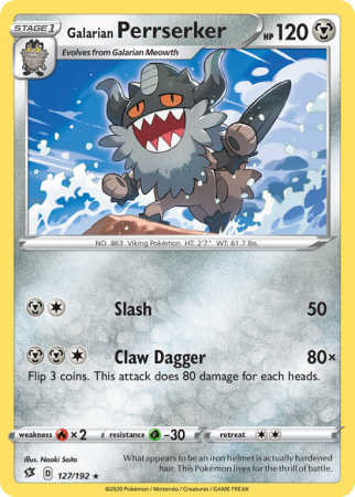 Galarian Perrserker 127/192