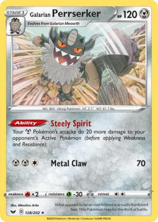 Galarian Perrserker 128/202