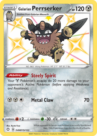 Galarian Perrserker SV087/122