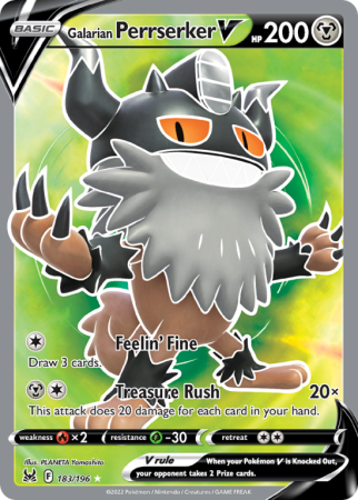 Galarian Perrserker V 183/196